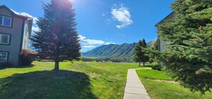 Enjoy scenic walks along the condo surrounded by beautiful mountains 
