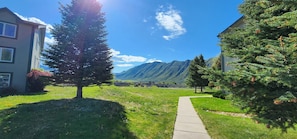 Enjoy scenic walks along the condo surrounded by beautiful mountains