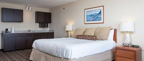 This great unit comes with a TV, Wifi, and coffee maker!