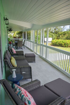 screened patio