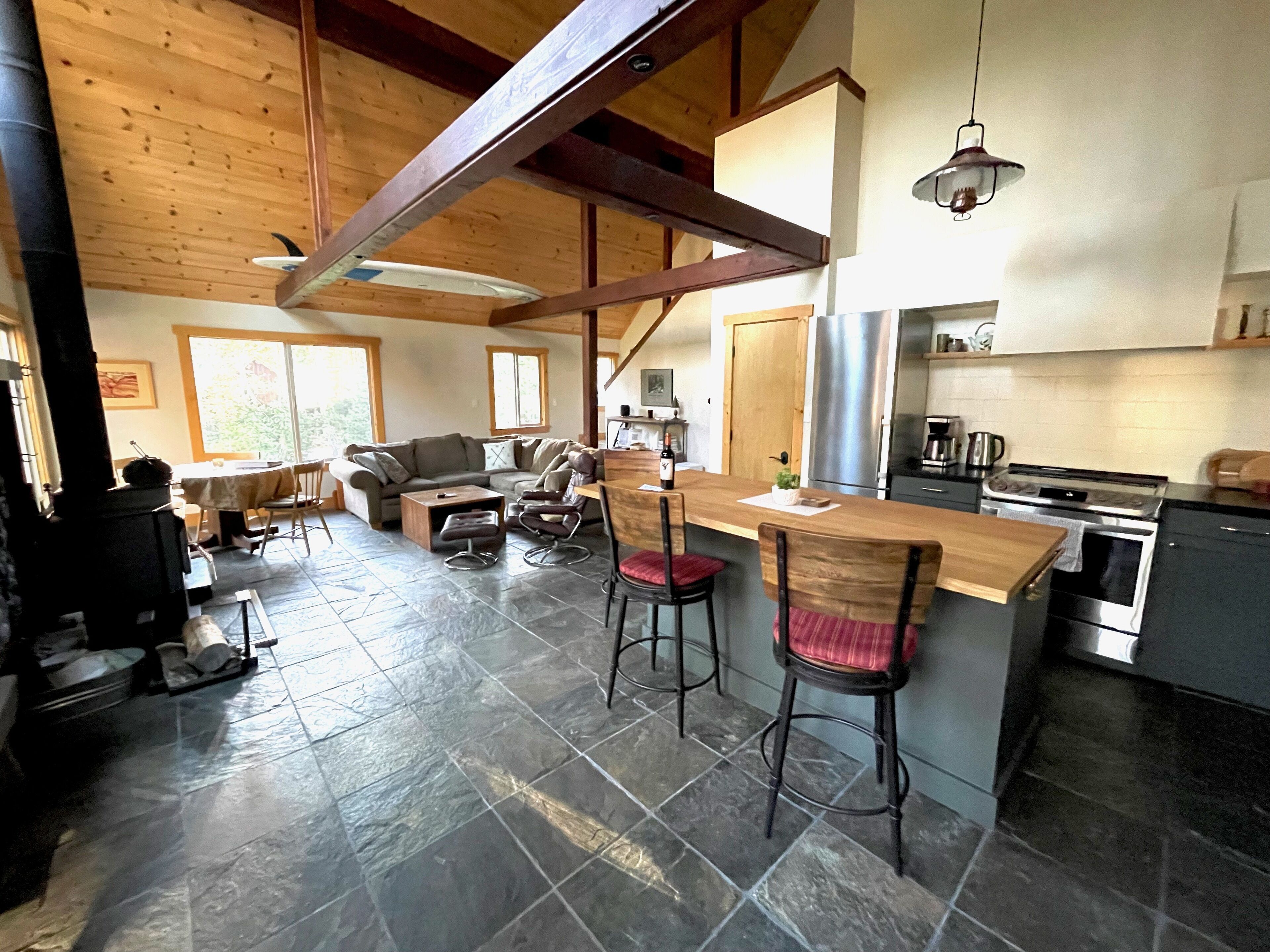 Open concept, newly remodeled, clean.