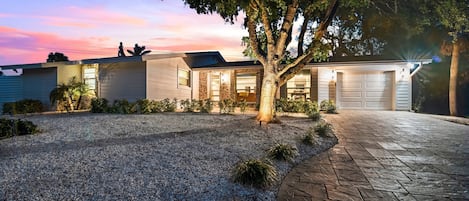Front of home at Twilight