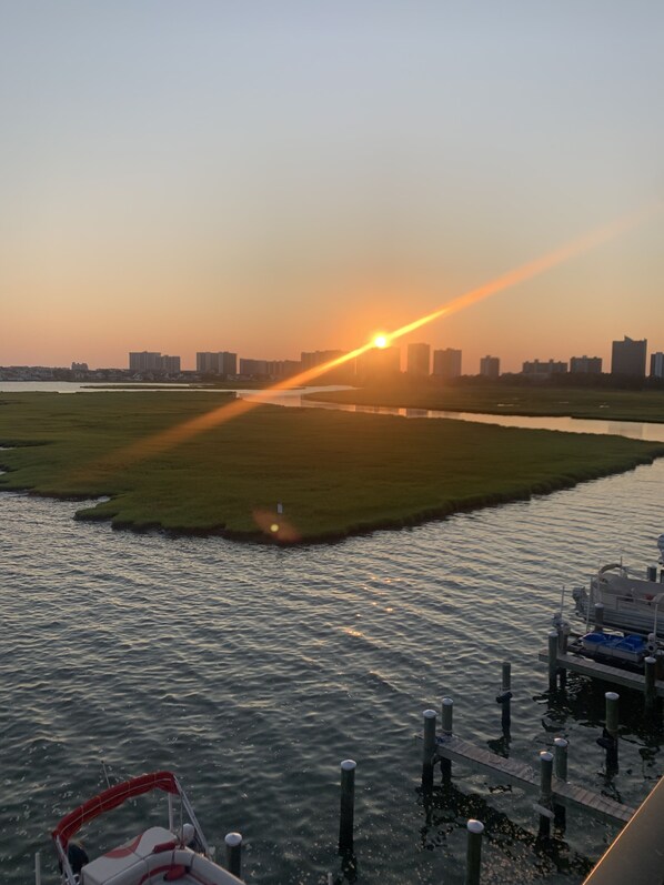 Morning Sunrise from First Floor Balcony