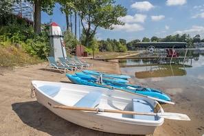 Rowboat, kayaks, SUP's and a canoe!