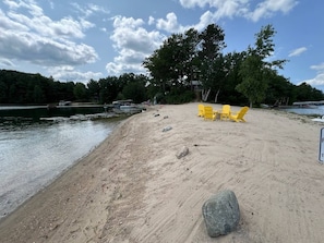Private Beach Front Peninsula - Your very own Slice-of-Heaven! Slice-of-Heaven TC | Silver Lake CottageKayaks, canoe, row boat, SUP's all included!