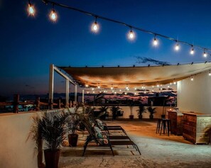Spacious rooftop deck all for your enjoyment!