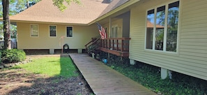 Walkway towards the house