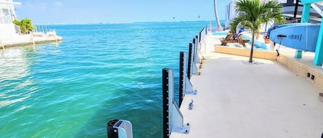 Amazing views from this elevated, like new property! 35' seawall for your boat!