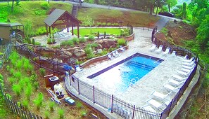 The new Timber Ridge Salt-water Heated Pool!