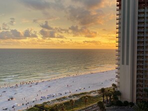 Sunset from balcony