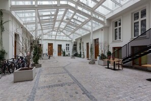 Unique property building. 
