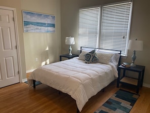 Bedroom with queen bed