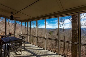 main level screened deck 