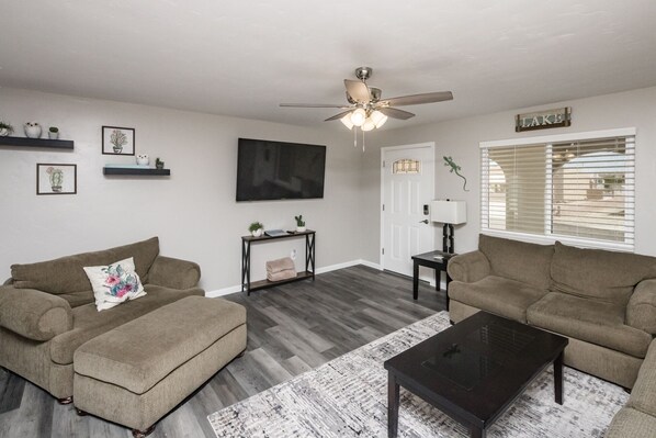 Living Room with Smart TV