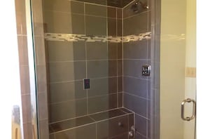Master Bathroom with steam shower