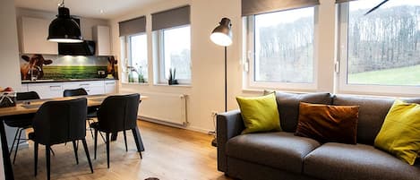 Apartment Q3, 49qm, 1 Schlafzimmer, max. 4 Personen