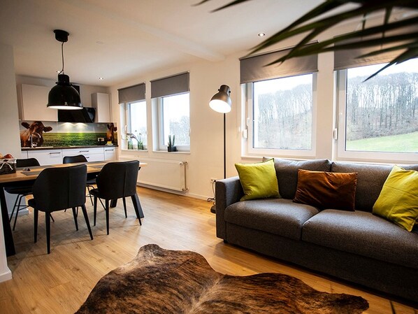 Apartment Q3, 49qm, 1 Schlafzimmer, max. 4 Personen