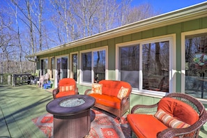 Deck | Gas Grill | Mountain Views