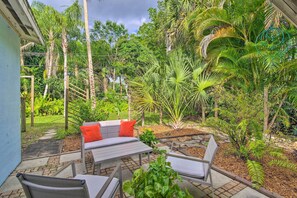 Patio | Outdoor Sitting Area | Access to Private Yard