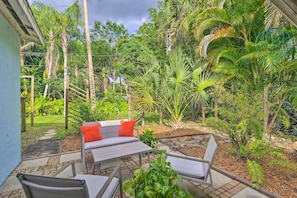 Patio | Outdoor Sitting Area | Access to Private Yard