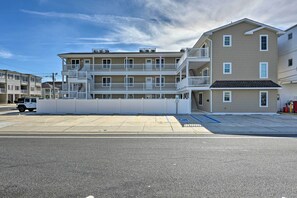 Property Exterior | 3rd-Floor Unit | Designated Parking Spot (1 Vehicle)