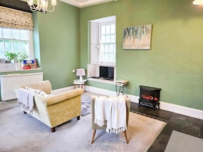 Open plan living area