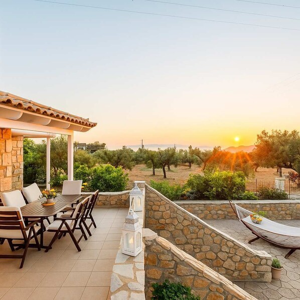 Enjoy the patio, all day long