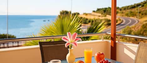 Sea view from the veranda