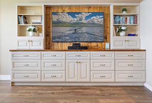 newly furnished with x-large flat screen smart tv