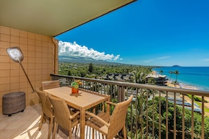 Ocean and mountain view from the private lanai!
