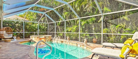 Pool & hot tub area