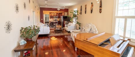 Fully renovated with mahogany hardwood floors & cherry cabinetry