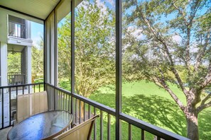 Sip evening drinks on your private patio, enjoying peaceful views and the Florida sunshine