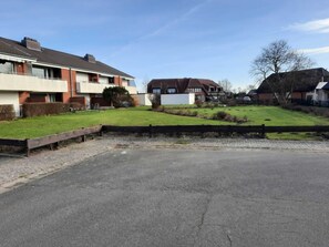 Blick zur Ferienwohnung im 1. OG