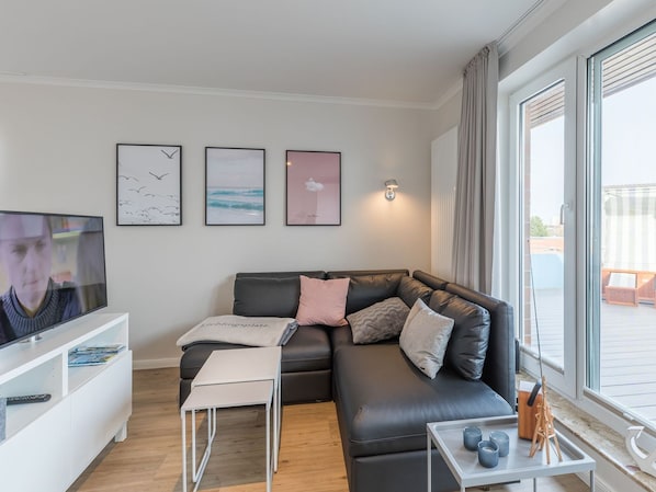 Wohnzimmer mit gemütlicher Sitzecke