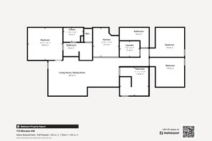 Check out the floor plan for the condo! (Dimensions and square footage are approximations.)