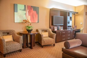 Spacious living room area