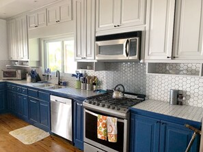 All updated appliances mean your convenience was part of the remodel design.