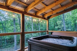 Bain à remous extérieur