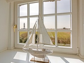Leuchtturmblick aus dem Schlafzimmer