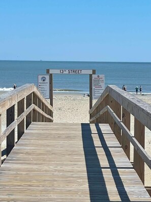 Nearby beach