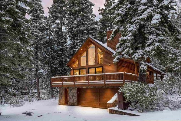 Front of home winter