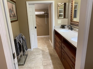 King Bedroom Bath with double vanity