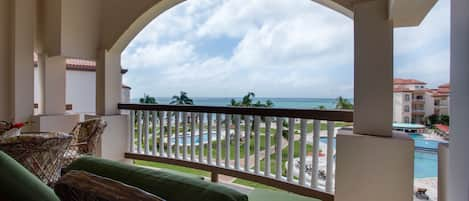 Incredible view of ocean and main pools