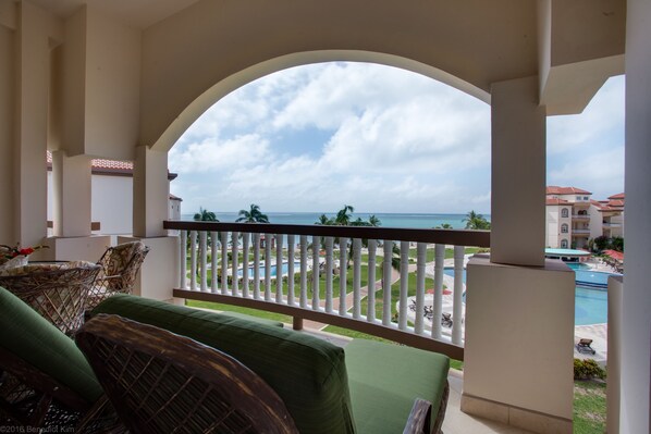 Incredible view of ocean and main pools