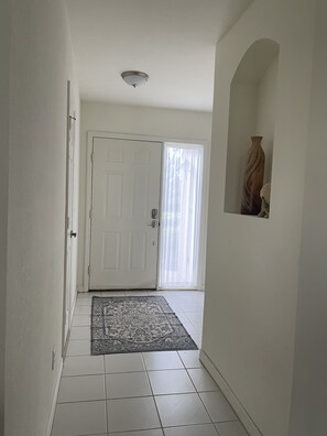 Bright entry foyer