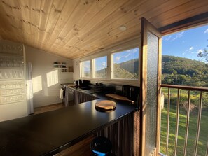 View from the kitchen  