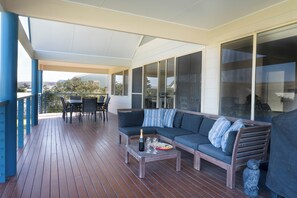 Upstairs back deck
