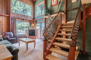 Living Room / Gas Fireplace / Flat Screen TV