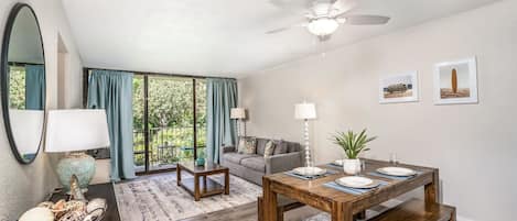 Come unwind in this relaxing 2BD/2BA condo across from the Charley Young beach
